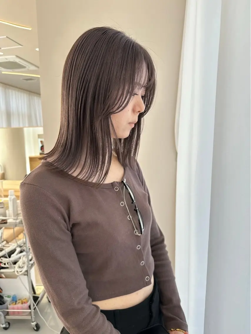 《新規》透明感 カラー ＋ 3step トリートメント 8800→の写真