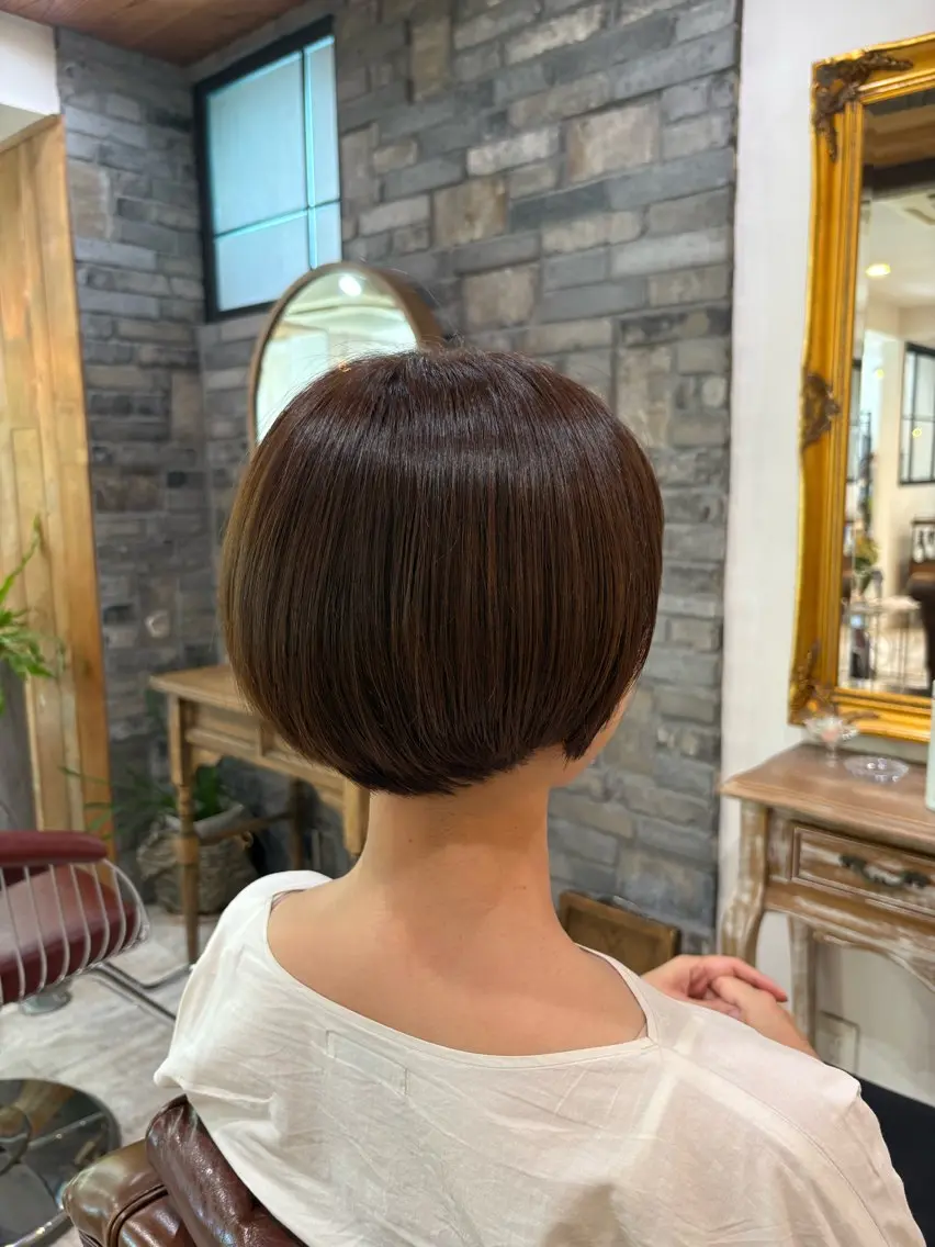 ショート カラー ショートヘア カット 増田 ルナのヘアスタイル