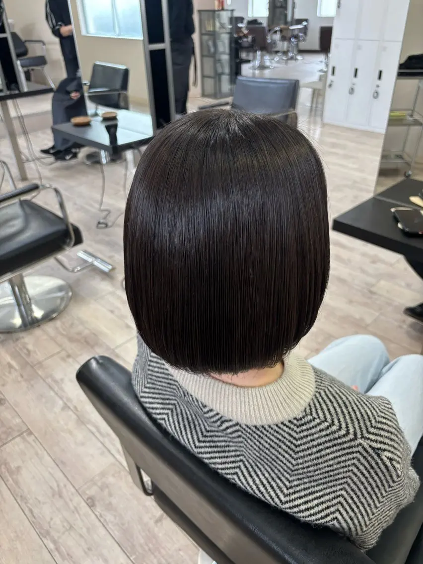 ショート 縮毛矯正 石橋 未有のヘアスタイル