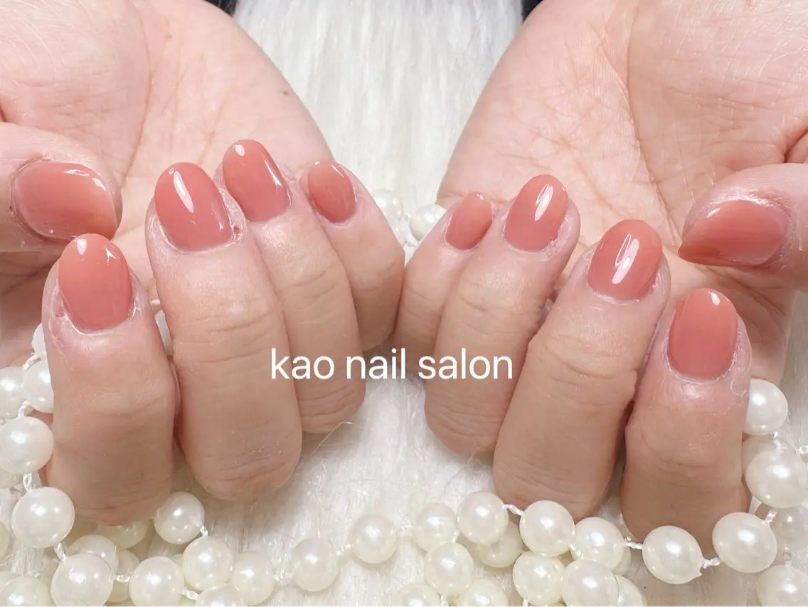 ネイル ハンドネイル kao nail マグネット/長さだしのネイルデザイン