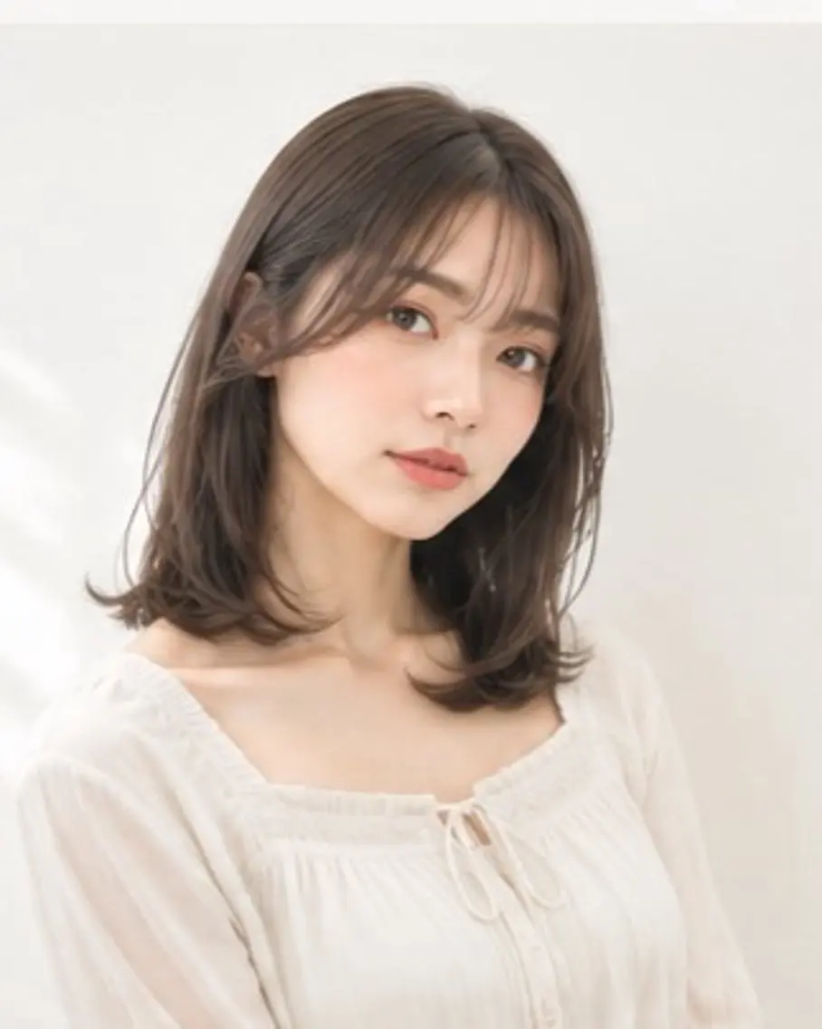 ミディアム 大澤 尚記のヘアスタイル