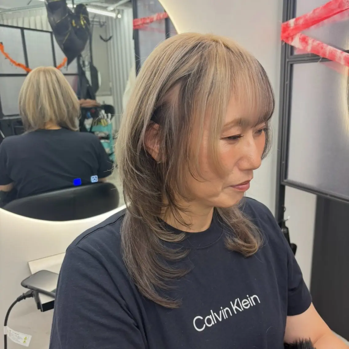 セミロング カラー ヘアカラー Ren. 🦋デザインカラーのヘアスタイル