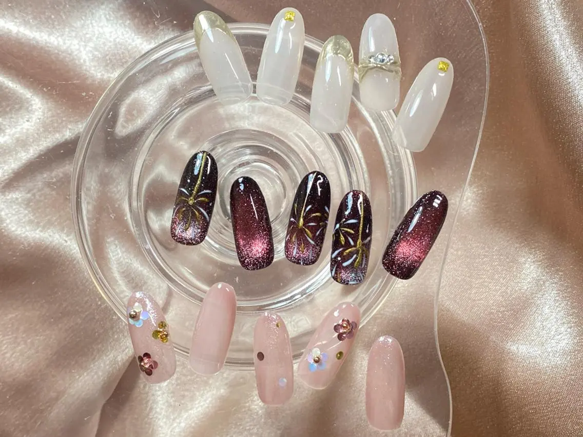 ネイル ハンドネイル orbe 芳長のネイルデザイン