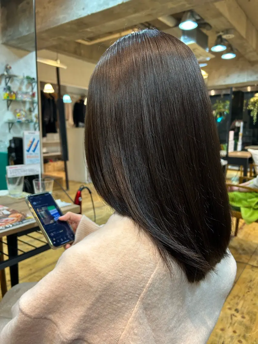 ロング カラー 透明感カラー バイオレットカラー 髪質改善 トリートメント カット ヘアカラー 三浦義久/仙台/ レイヤーカットのヘアスタイル