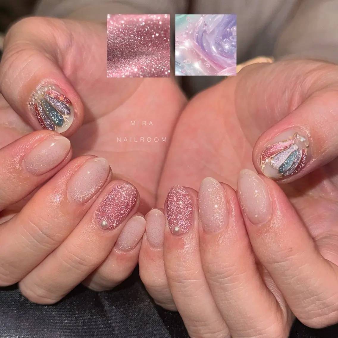 ネイル 持ち込み MIRA NAILROOMのネイルデザイン