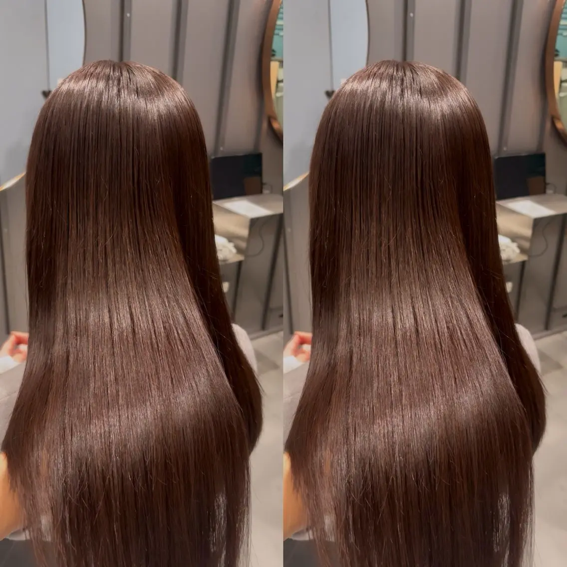 ロング カラー ヘアカラー 🐈‍⬛JUMI /透明感カラー/🩶のヘアスタイル