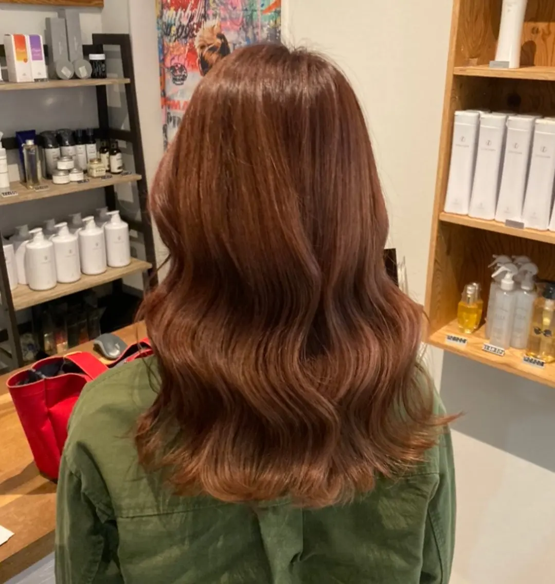 ロング カラー ブリーチ ブリーチなしカラー ロング ヘアカラー 海琉/ハイトーン/ 透明感カラー💛のヘアスタイル