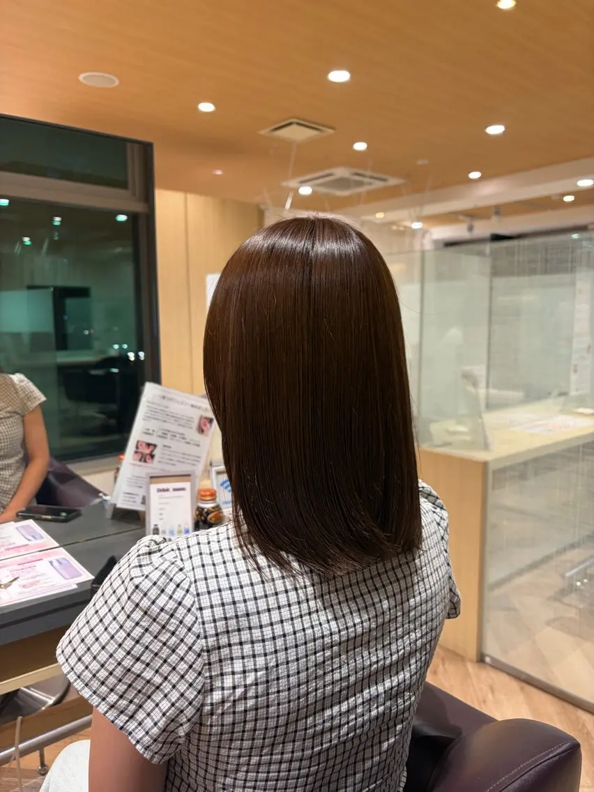 カラー ブラウンカラー ヘアカラー 菊地 楓のヘアスタイル