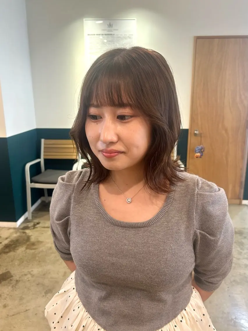 ミディアム カット mahiro🩰 hair braceのヘアスタイル