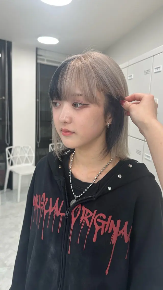 ミディアム カラー ヘアカラー トリートメント ヘッドスパ ヘアセット 似合わせstyle ❤︎misaki❤︎のヘアスタイル
