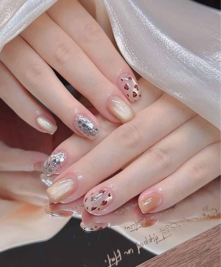 ネイル オーロラネイル べっ甲ネイル ブルー チークネイル フットネイル ハンドネイル ハンドケア For you. Nail Salonのネイルデザイン