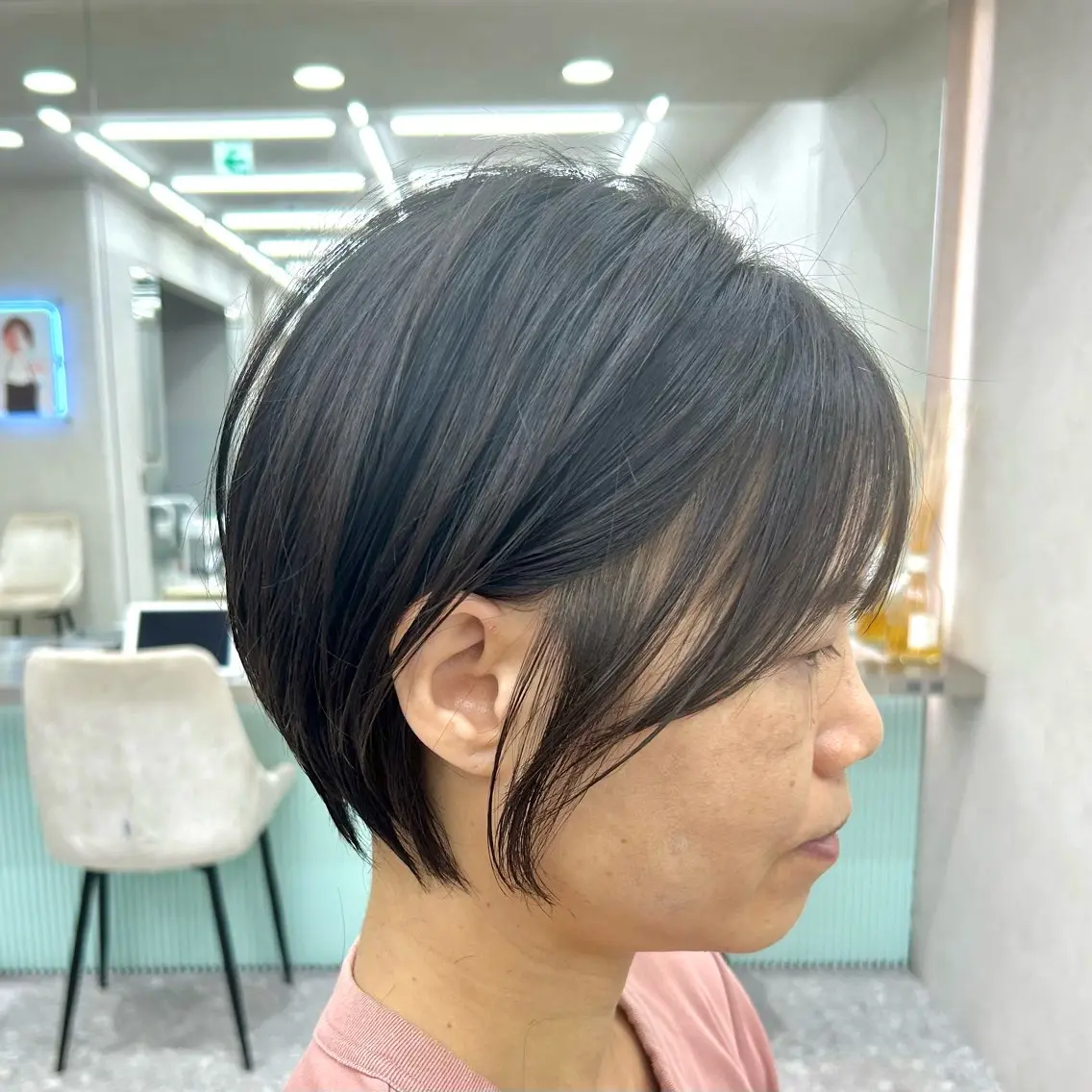 ショート 《髪質改善✖️レイヤ ー🩶》ナオヤのヘアスタイル