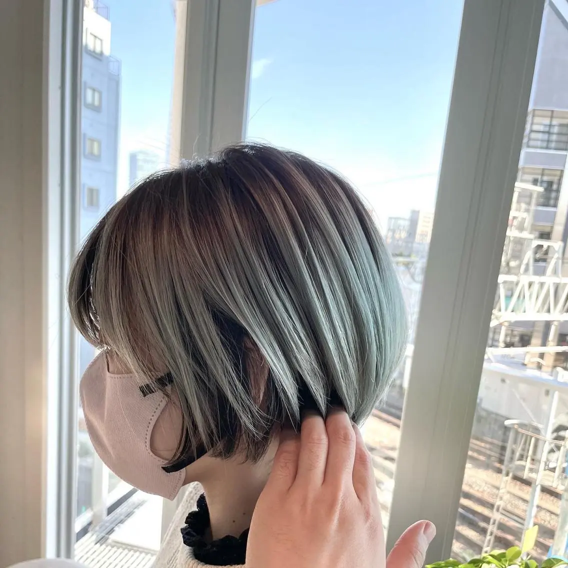 ショート カラー カット ヘアカラー トリートメント ✨髪質改善/ハイトー ン/艶髪高山のヘアスタイル