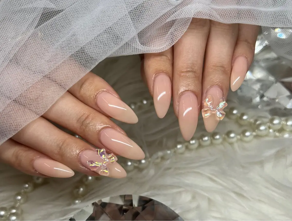 セミロング ハンドネイル Ange Nailistのネイルデザイン