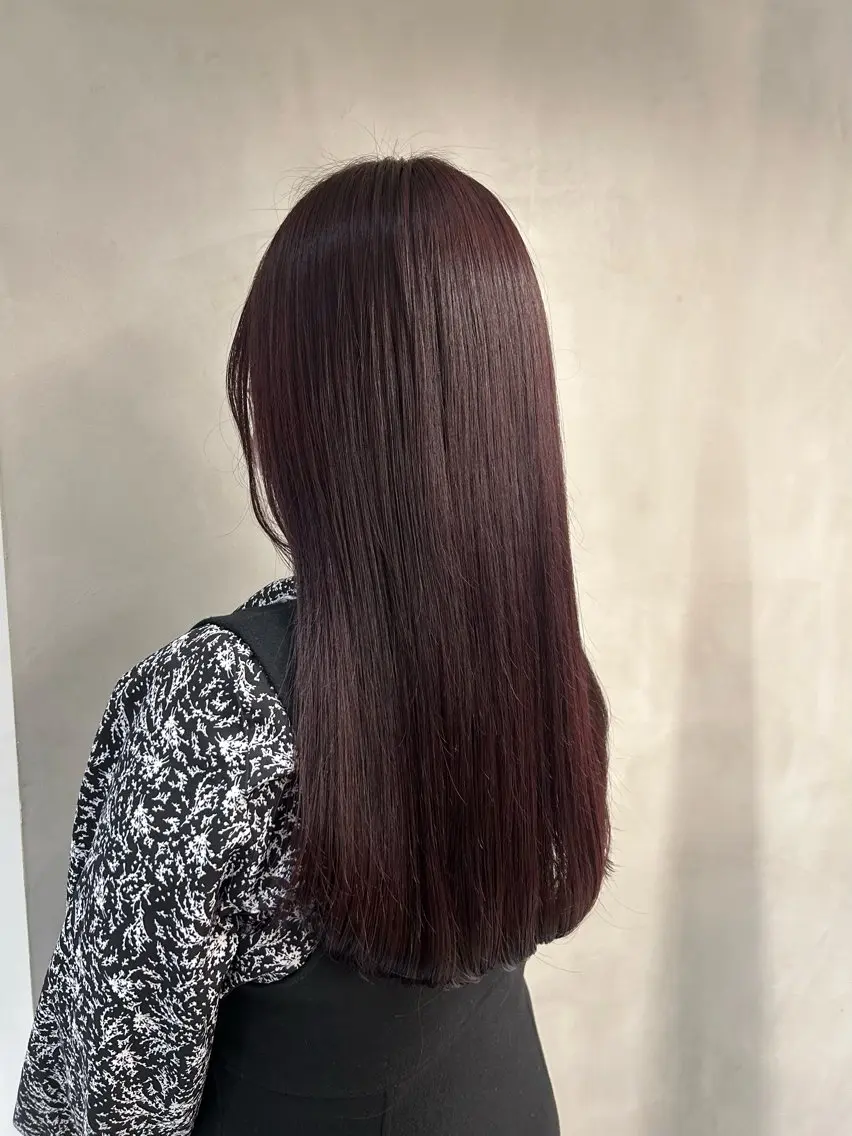 ロング ヘアカラー トリートメント 🧚つやさらhair 🧚manakaのヘアスタイル