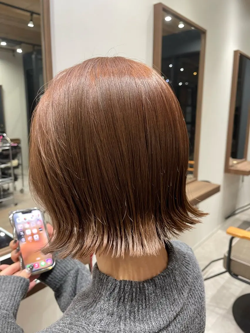 ミディアム カット ヘアカラー トリートメント 朝5分でキマる艶髪 /ヤマダのヘアスタイル