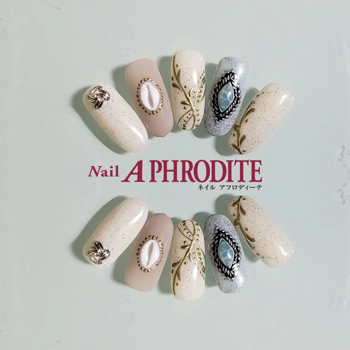 ネイル ジェルネイル ニュアンスネイル スカルプネイル ソフトジェル ネイルチップ ハンドネイル Nail Aphroditeのネイルデザイン