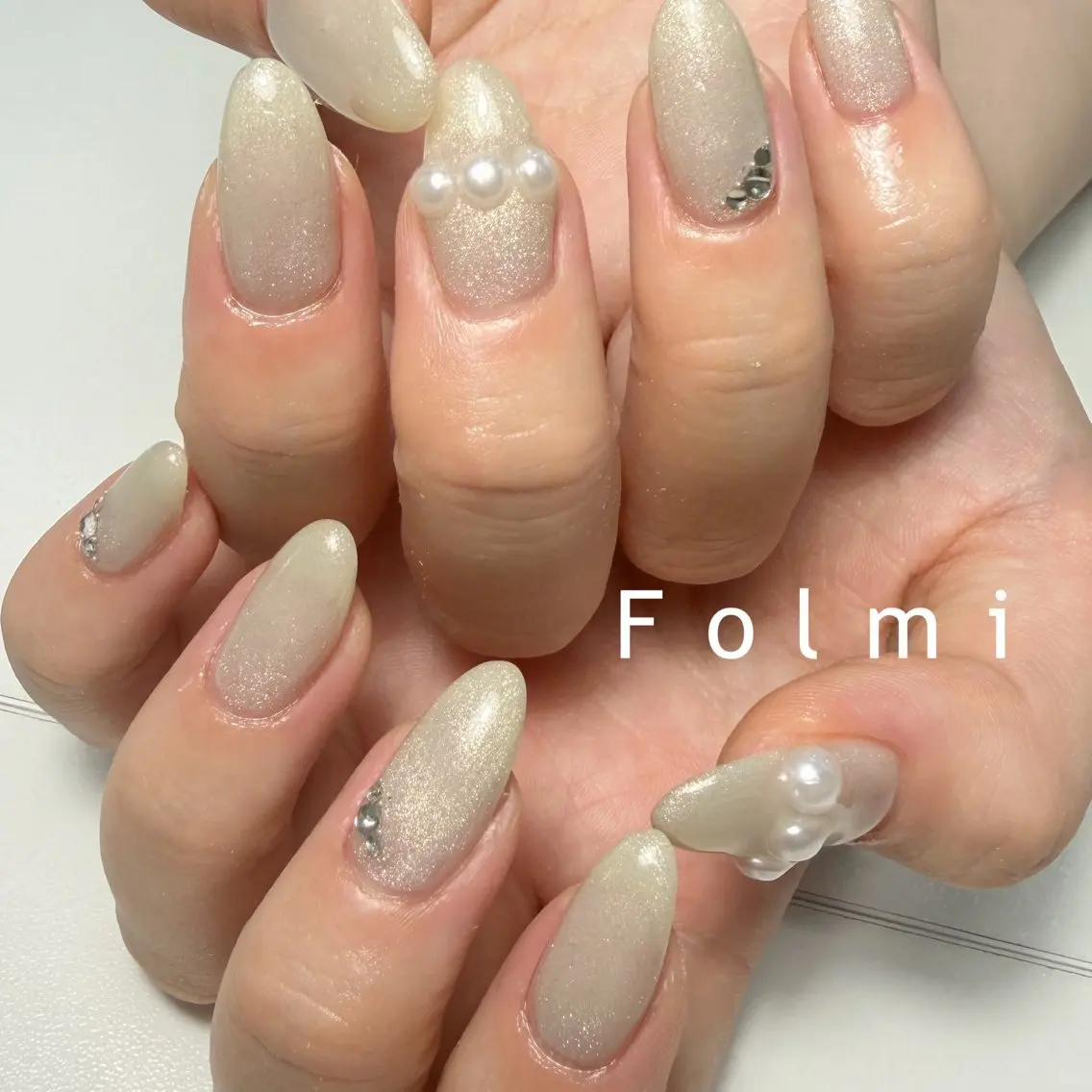 ネイル マグネットネイル ハンドネイル Folmi＊ close23:00のネイルデザイン