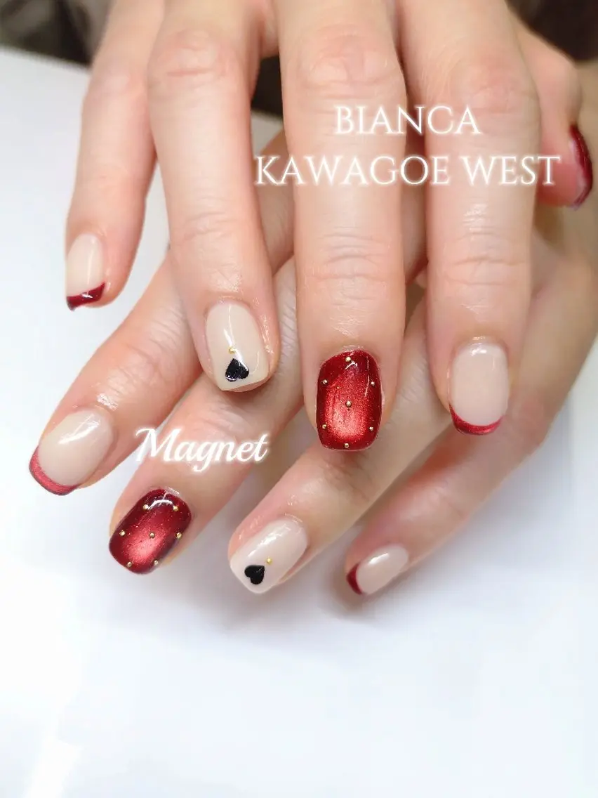 ネイル マグネットネイル Bianca川越西口 Oguraのネイルデザイン