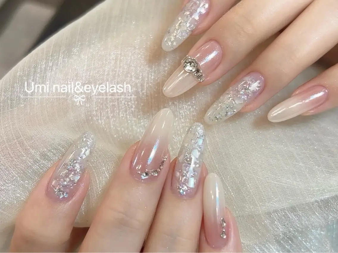 ネイル 長さ出し フットネイル ジェルネイル 韓国ネイル 持ち込み ハンドネイル ハンドケア 池袋Umi nail eyelash ゆみのネイルデザイン