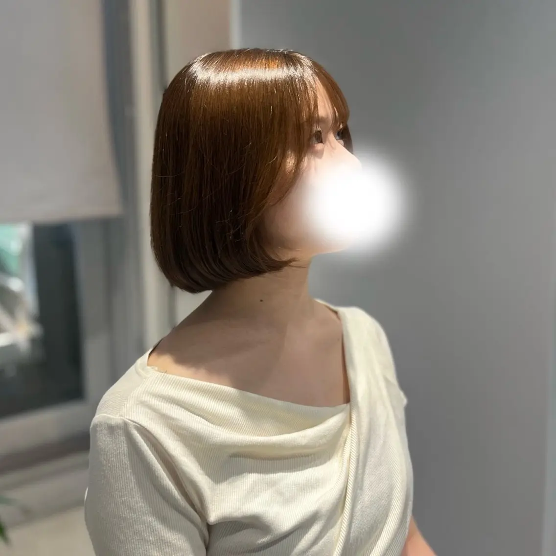 ミディアム 無料カットモデル ユナのヘアスタイル