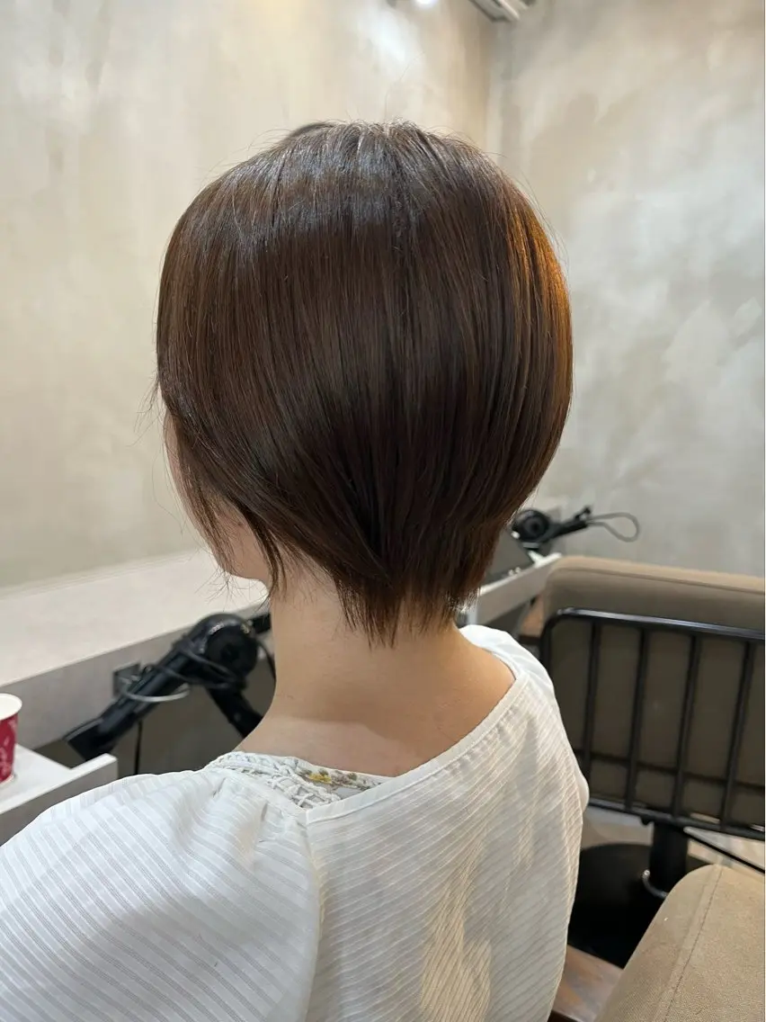 ショート ショートヘア RIYA❤︎ Aujuaソムリエのヘアスタイル