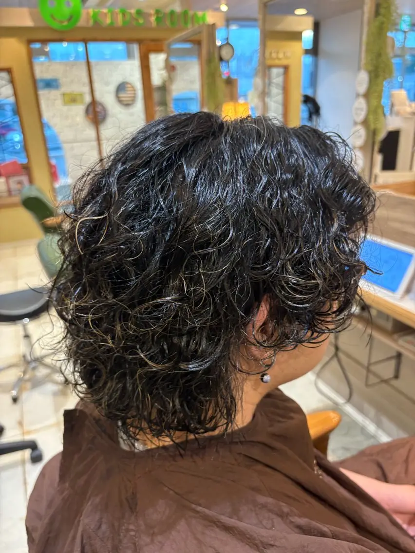 パーマ メンズ メンズパーマ カット パーマ 【メンズ特殊パーマ】 藤井奏汰のヘアスタイル