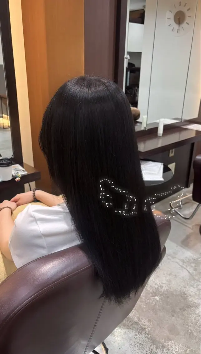セミロング ヘアカラー トリートメント 札幌 Nanami 🪽‪のヘアスタイル