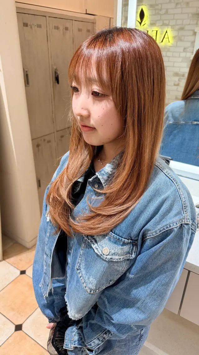 ロング 齋藤 俊知のヘアスタイル