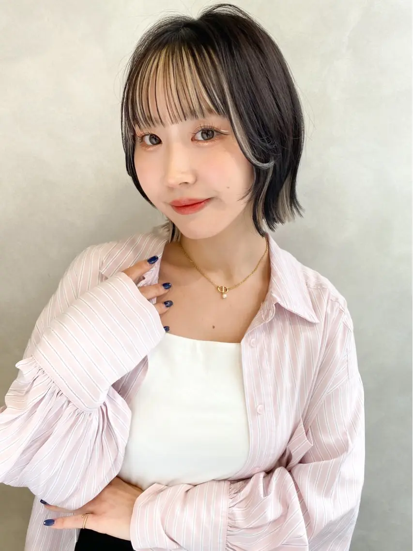 ショート ボブ 似合わせカット カット 𝓝𝓞𝓐🌹✨️ ボブヘア/髪質改善のヘアスタイル