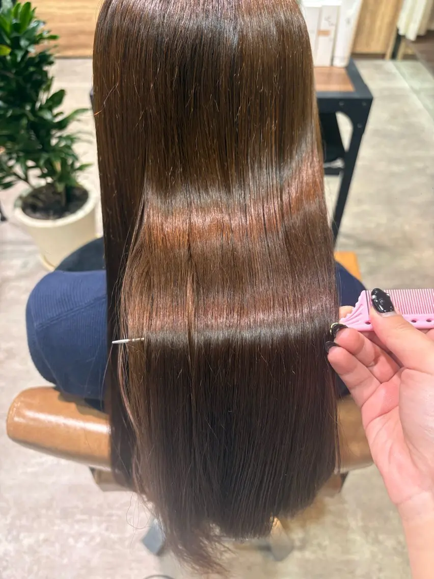 ロング トリートメント 佐伯 美麗のヘアスタイル