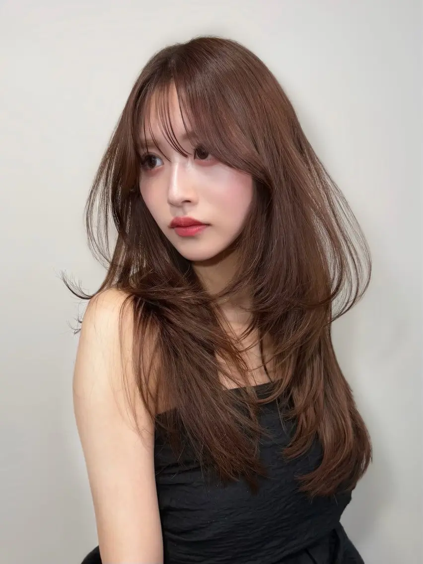 セミロング カラー カット ヘアカラー トリートメント 🦋韓国系指名No1 店長/圓山 祐也🦋のヘアスタイル