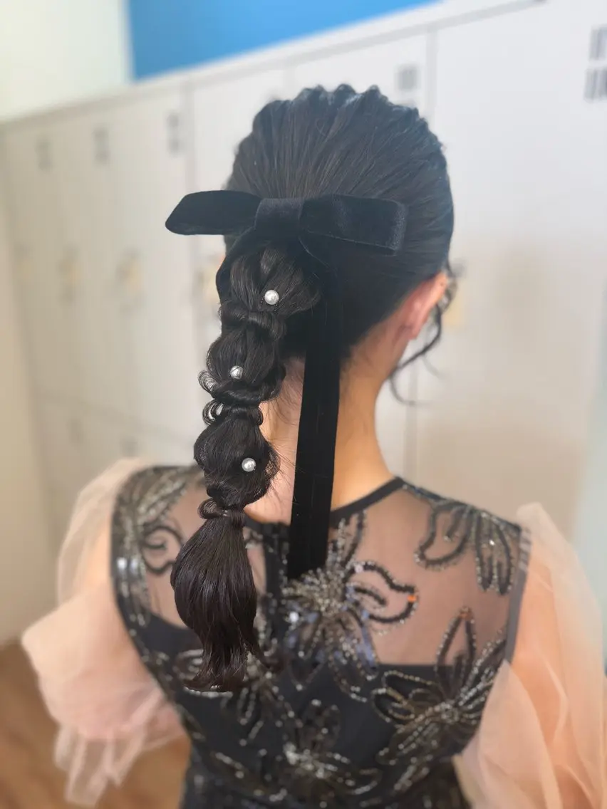 ロング ヘアセット fenice natsumiのヘアスタイル