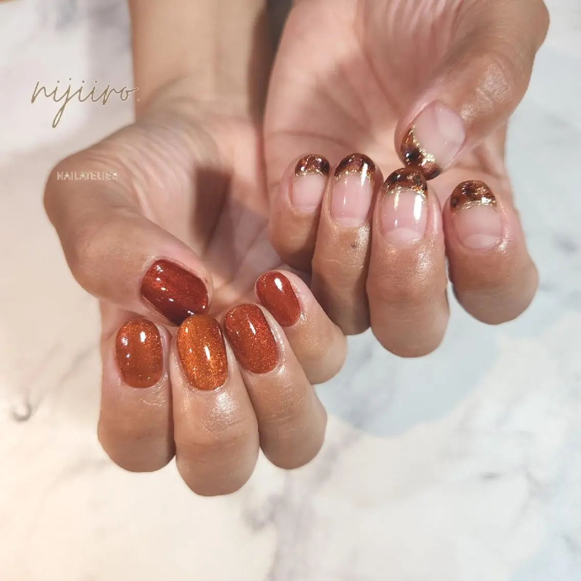ネイル ハンドネイル nijiiro🌈 サトウのネイルデザイン