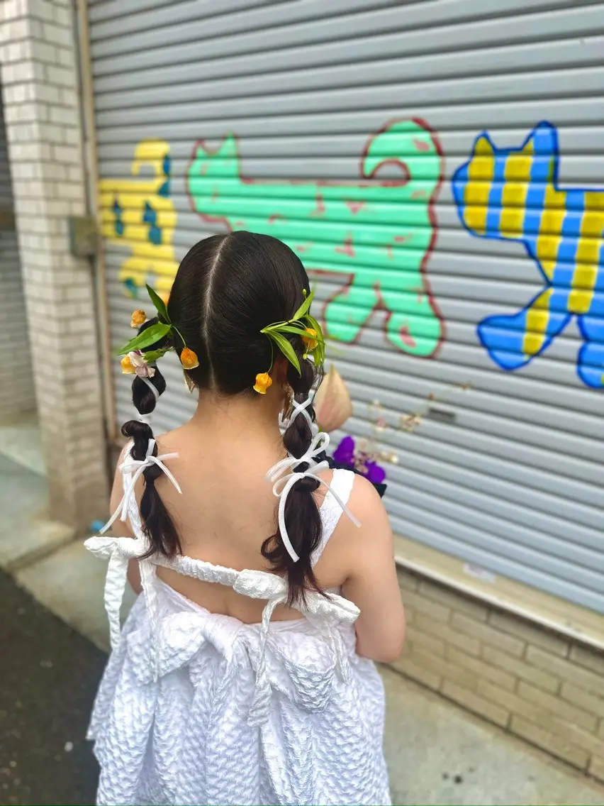 ヘアアレンジ ヘアメイク🌷 着付👘ハルのヘアスタイル