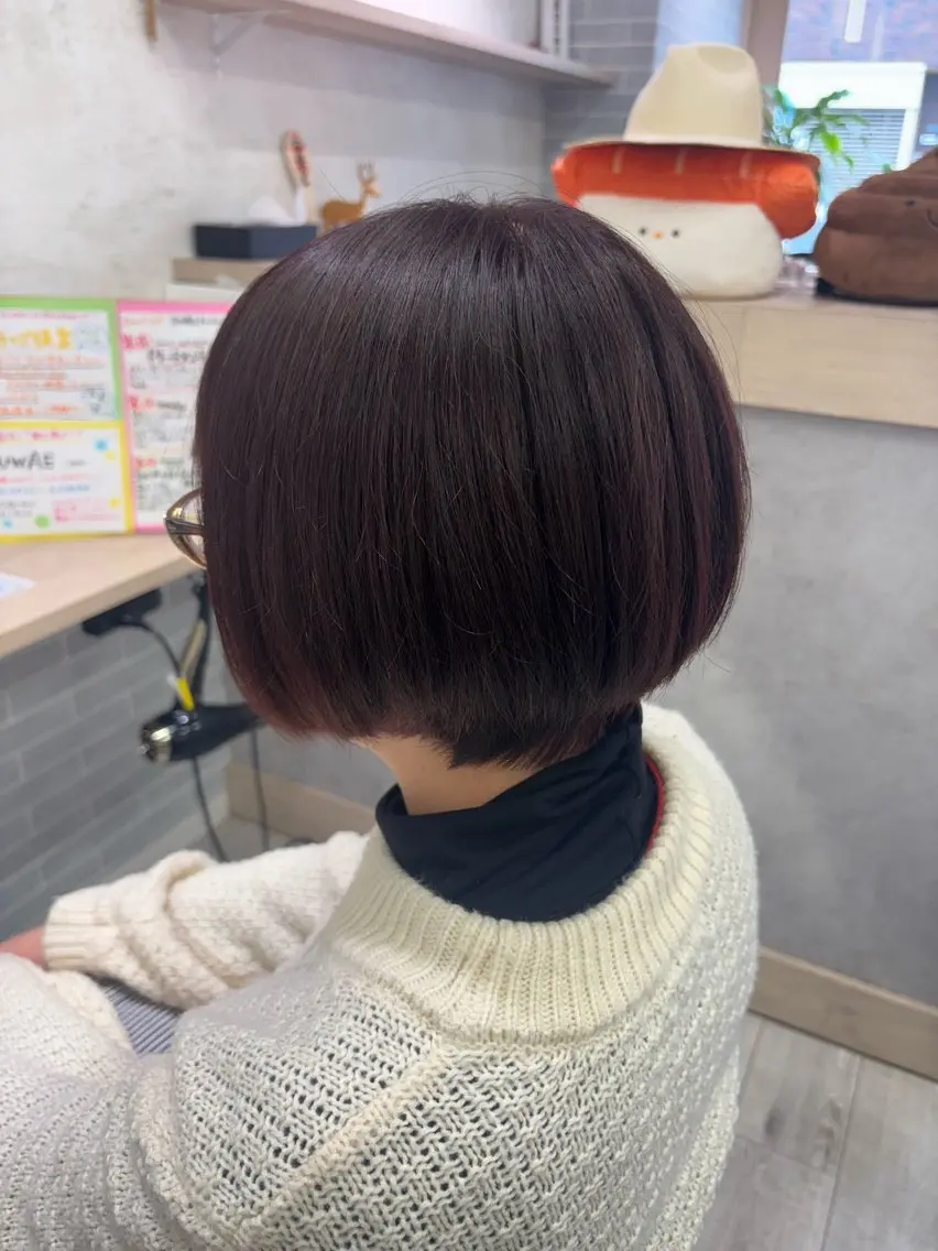 ショート カット ヘアカラー トリートメント カラー特化/縮毛矯正 /ヘッドスパ/マナミのヘアスタイル