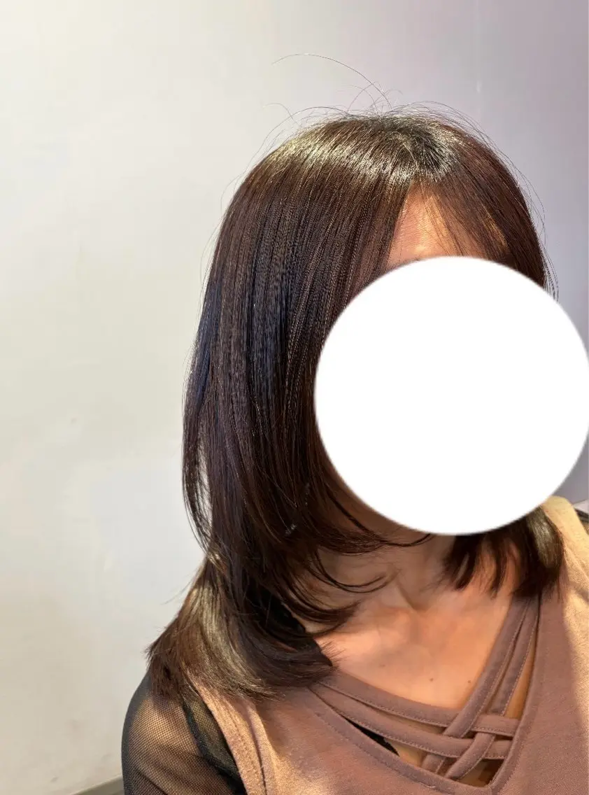ミディアム カット カットモデル RURUのヘアスタイル
