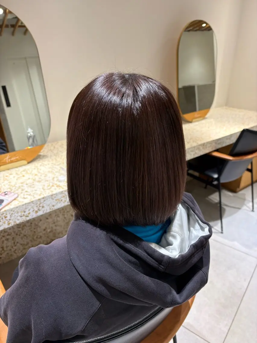 ショート カラー トリートメント ヘアカラー トリートメント 中田 佳也允のヘアスタイル