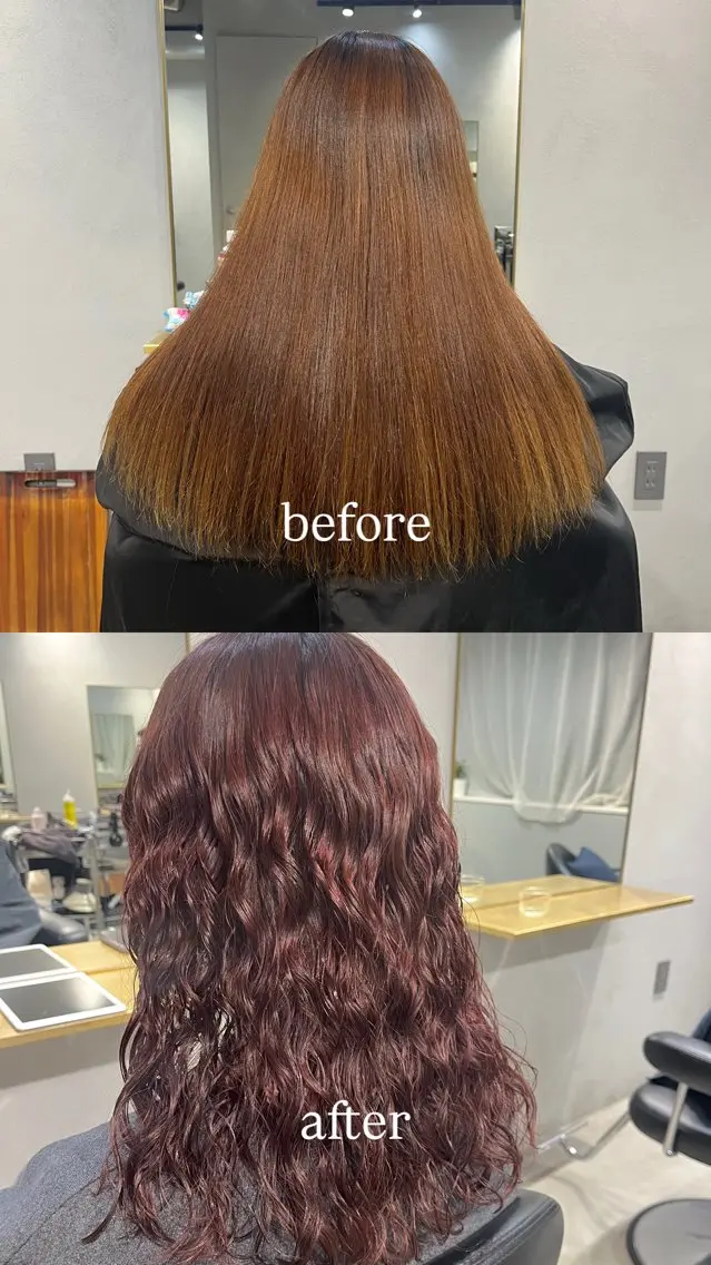 カラー パーマ カット ヘアカラー パーマ 🎀持ちのいいパーマ 🎀mikihoのヘアスタイル