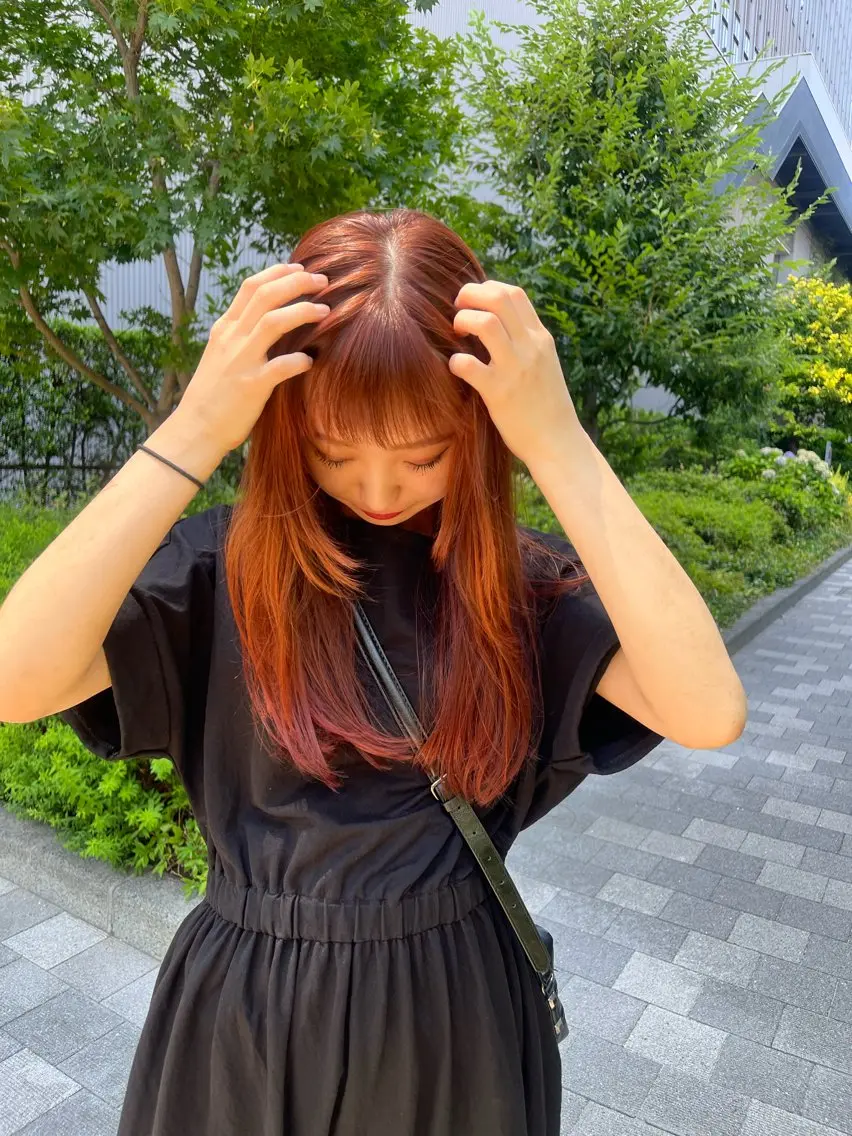 カラー 艶カラー／似合わせカ ット中目黒akaneのヘアスタイル