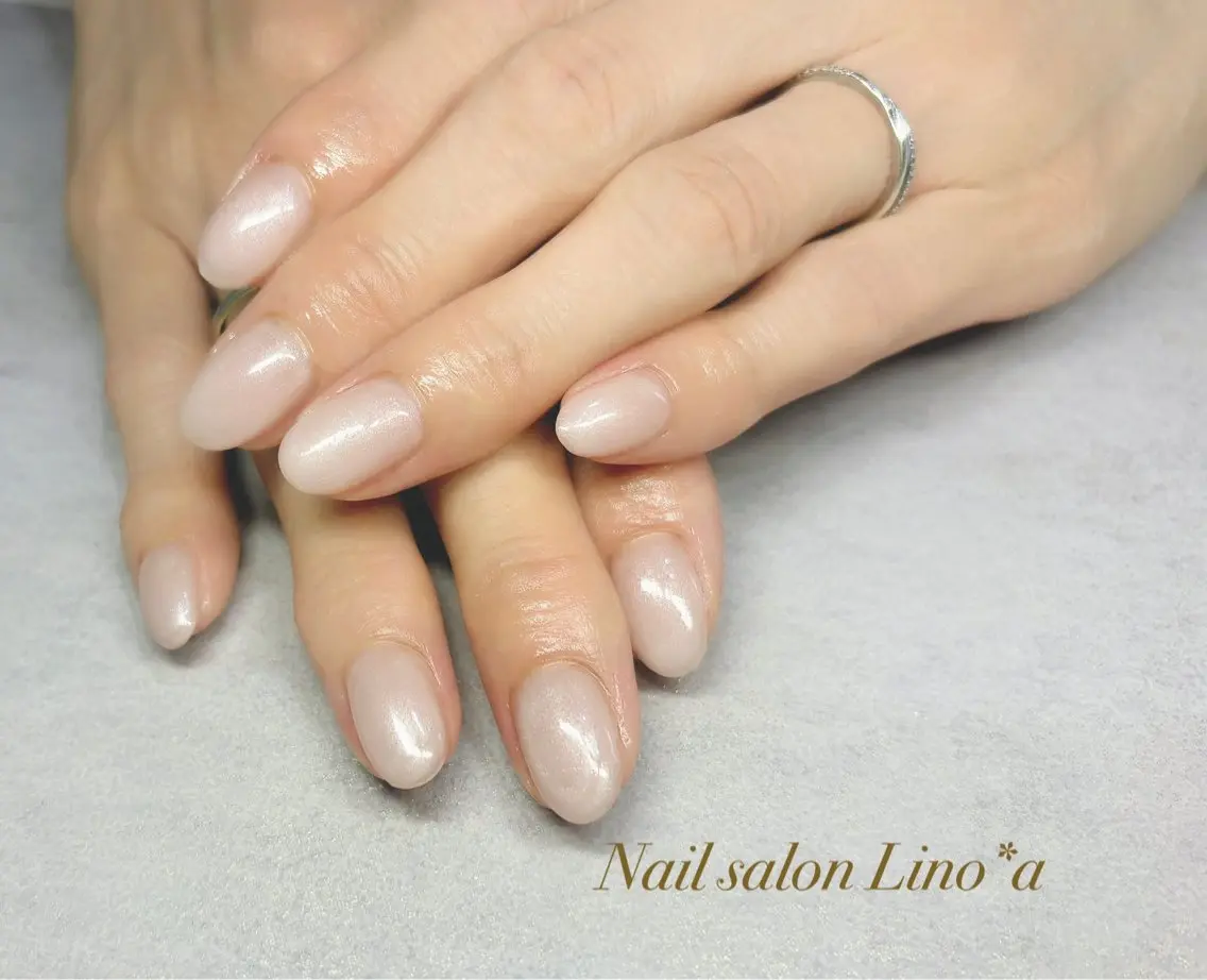 ネイル オフィスネイル ワンカラーネイル ハンドネイル Nail salon Lino*aのネイルデザイン