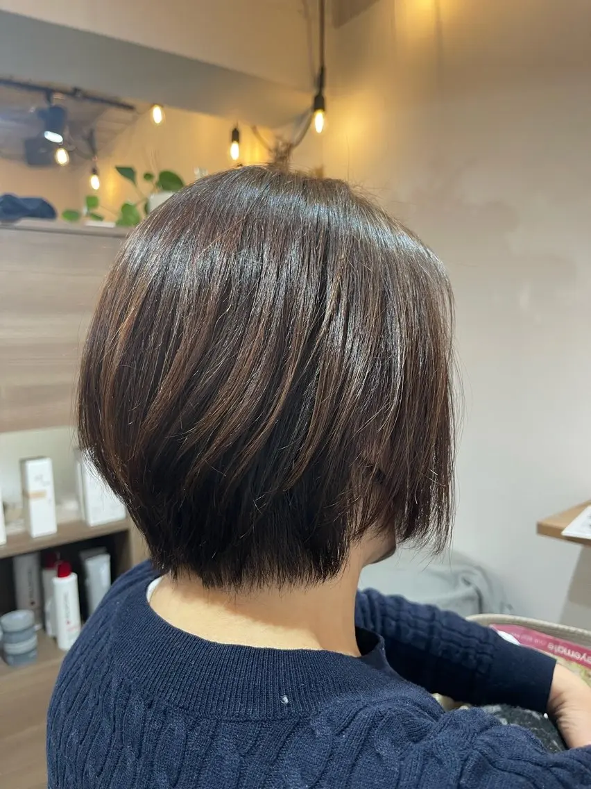 ショート ボブ 林 亮太のヘアスタイル