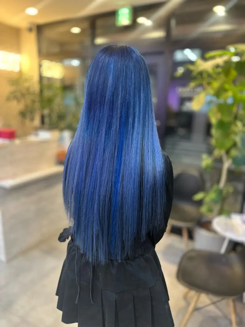 ロング シールエクステ エクステ カット ヘアカラー トリートメント エクステ 韓国カラー/エクステ carryのヘアスタイル