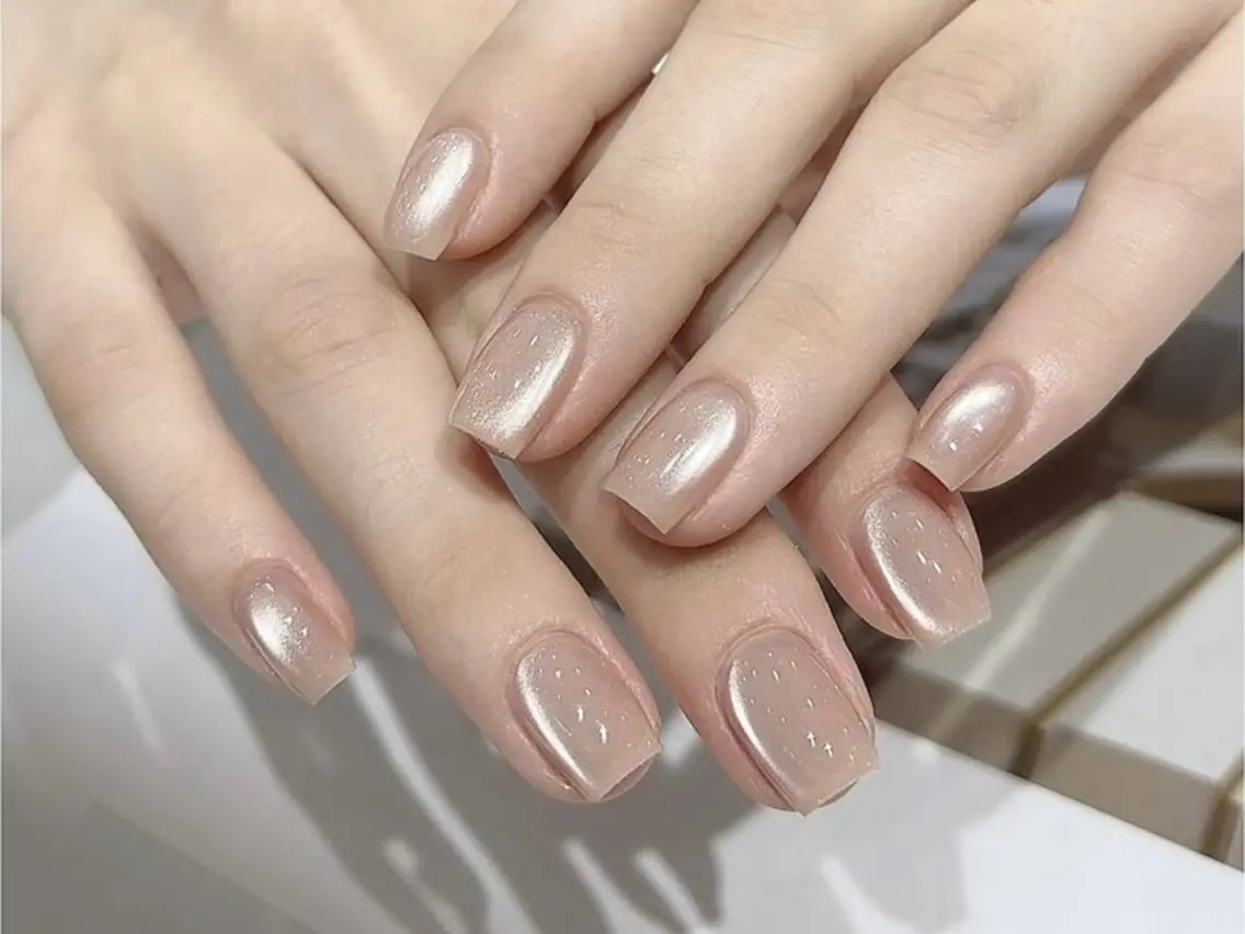 ネイル マグネットネイル ハンドネイル Sora Nail Honastugiのネイルデザイン