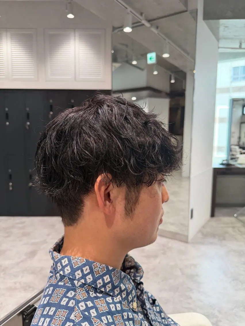 ショート パーマ メンズ/レイヤー ✨辻 日向のヘアスタイル