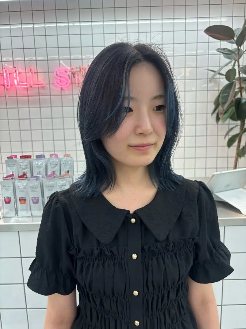ミディアム カラー カット ヘアカラー 夕羽夢🍓矢場/ JILLSTUDIOのヘアスタイル