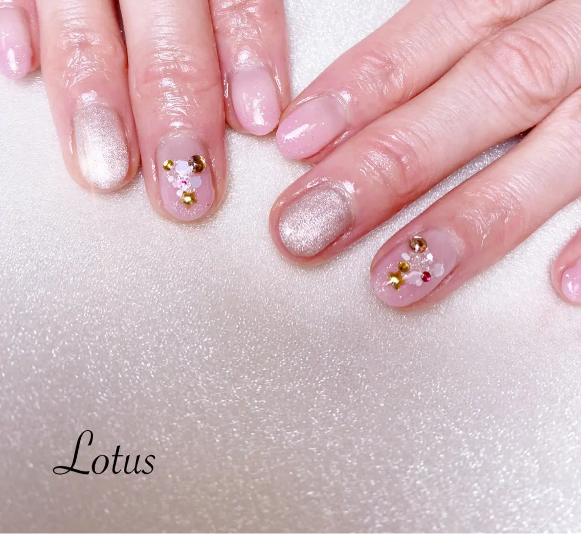 ネイル ハンドネイル ネイル＆脱毛 Lotus🌸のネイルデザイン