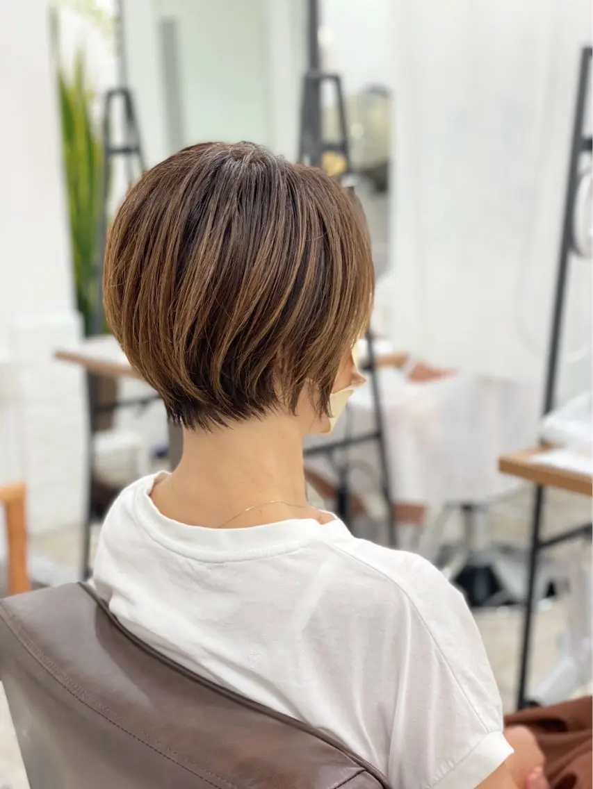 ショート カラー 🧸髪質改善特化 金澤 彩香🎀のヘアスタイル