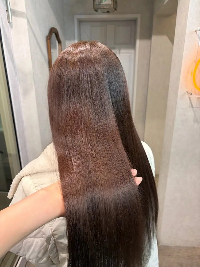 カラー ヘアカラー 透明感カラー🫧🎀 まりなのヘアスタイル