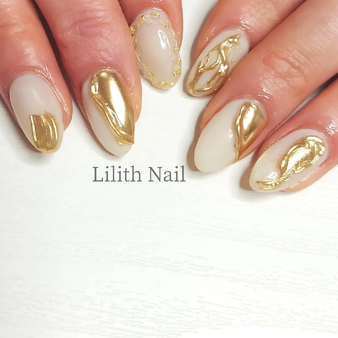 ネイル ニュアンスネイル ハンドネイル Lilith Nailのネイルデザイン